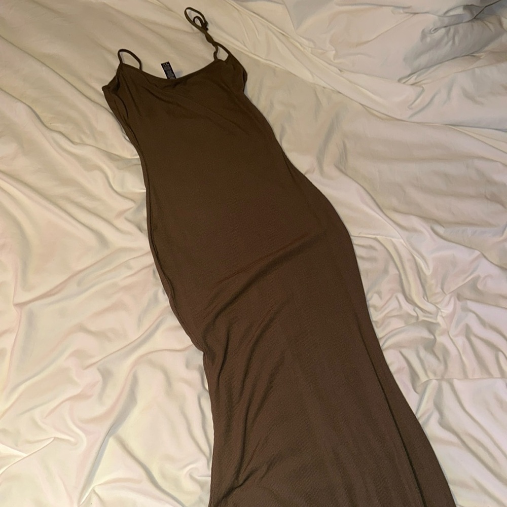 Limited Edition Olive Green Soft Lounge Skims Dress